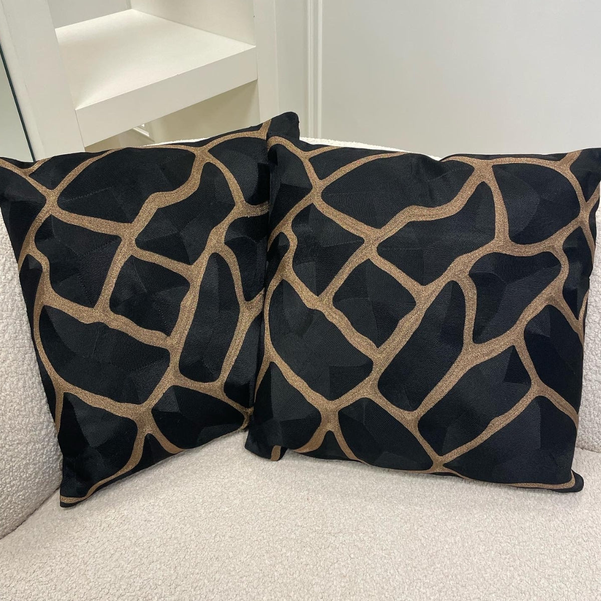 Sierkussen Giraffe (set 2 stuks)