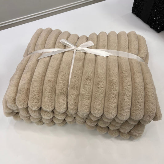 Plaid Corduroy Beige